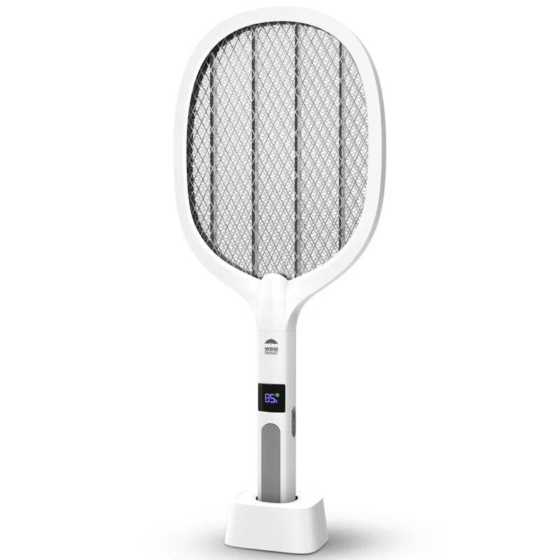 Electric Bug Zapper, Mosquitoes Trap Lamp, Instant Fly Swatter Rechargeable Racket for Indoor and Outdoor