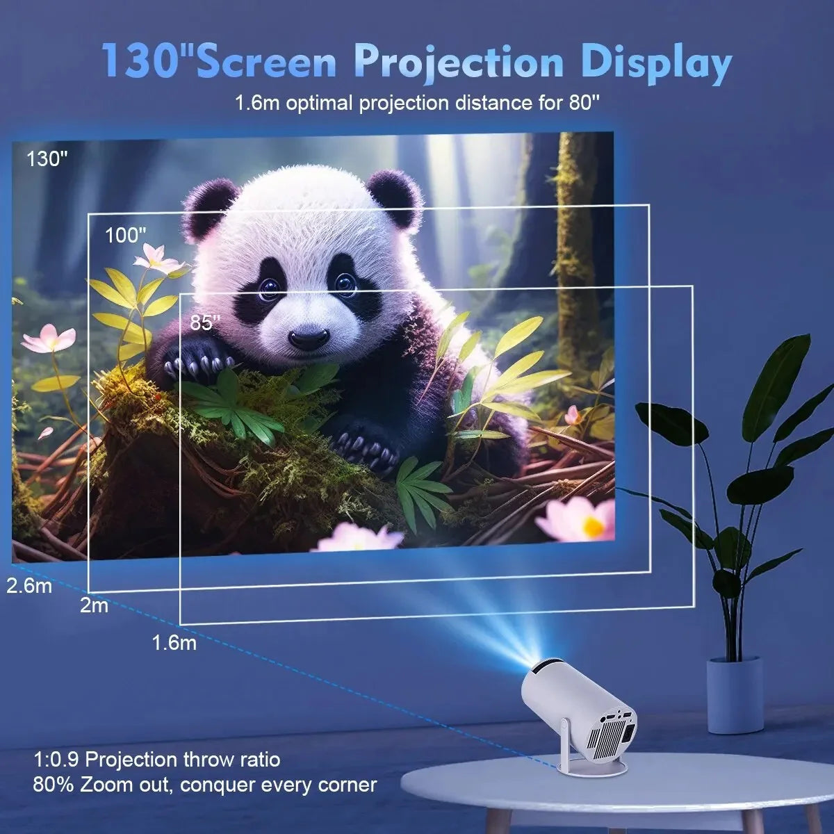 Magcubicâ„¢ 4K UHD Projector