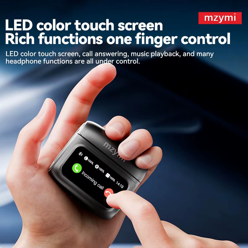 Mzymi E20 PRO ANC Wireless Earbuds Bluetooth5.4 ENC Noise Reduction Hifi Sound Stereo Earphone Touch Control Headset for XIAOMI