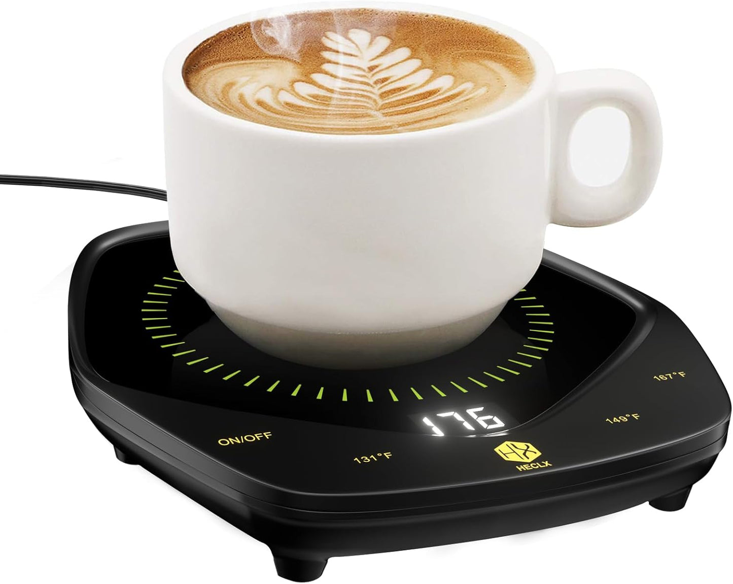 Coffee Mug Warmer with Hot Plate - Auto Shut off Self Heating Coffee Cup Warmer