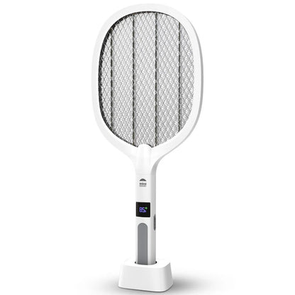 Electric Bug Zapper, Mosquitoes Trap Lamp, Instant Fly Swatter Rechargeable Racket for Indoor and Outdoor