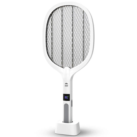 Electric Bug Zapper, Mosquitoes Trap Lamp, Instant Fly Swatter Rechargeable Racket for Indoor and Outdoor