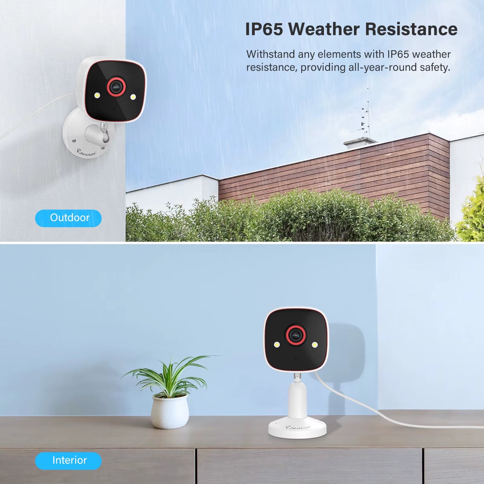 Outdoor/Indoor Security Cameras 5Ghz/2.4Ghz, 2K HD Wireless Wifi/Pet Dog Cat Baby Monitor Camera for Home Security IP66