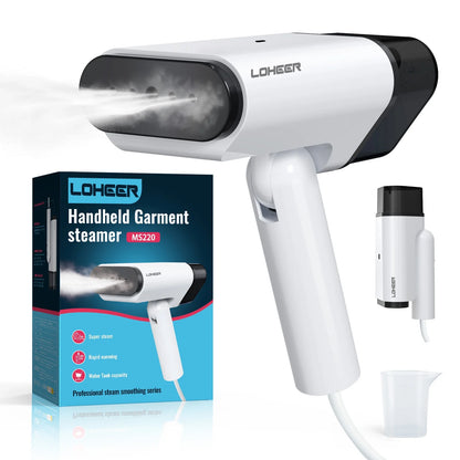 Travel Steamer for Clothes 1000W , Foldable Handheld Garment Steamer Fabric Wrinkle Remover
