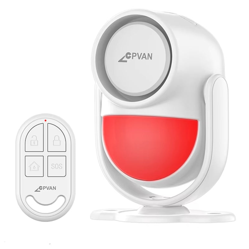 Wireless 433Mhz Infrared Detector Motion Sensor Alarm with Remote Control Home Security Burglar Motion Detector 125Db