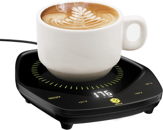 Coffee Mug Warmer with Hot Plate - Auto Shut off Self Heating Coffee Cup Warmer